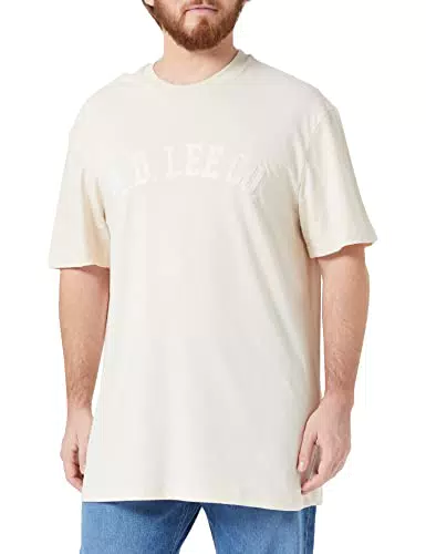 Lee Camiseta SS Applique, Arena, L para Hombre