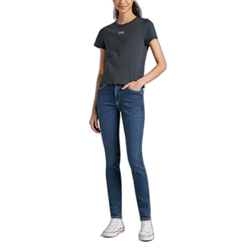 Lee Mujer Foreverfit Jeans, Dark Subtle Worn