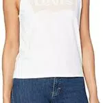 Levi's Graphic Band Tank Top Mujer Batwing Band Tank White + M -