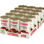 LITORAL Alubias a la Vasca - Plato Preparado Sin Gluten - Pack de 15x430g - Total: 6.45kg