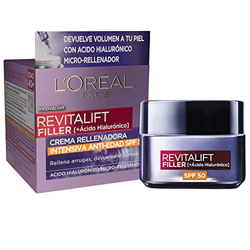 L'Oreal Paris Dermo Expertise Crema rellenadora intensiva con Ácido Hialurónico y SPF 50