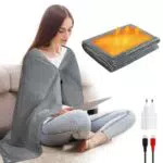 Manta Eléctrica de Franela Suave, Manta Termica Calentamiento Rápido