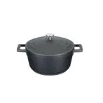 MasterClass Cazuela Pequeña con Tapa 2.5L/20cm, Aluminio Fundido Ligero