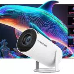 Mini proyector portátil Auto Keystone, proyector Inteligente 4K/ 200 ANSI con WiFi 6