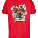 Mister Tee Té Vintage Ballin Camiseta, Cityred, M para Hombre