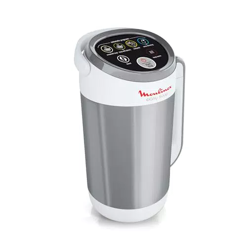 Moulinex Easy Soup LM8411 Sopera Eléctrica, Acero Inoxidable y Blanco