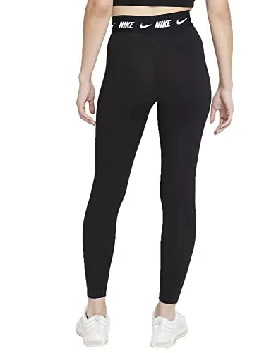 Nike W NSW Club HW LGGNG Leggings, Black, M Women's