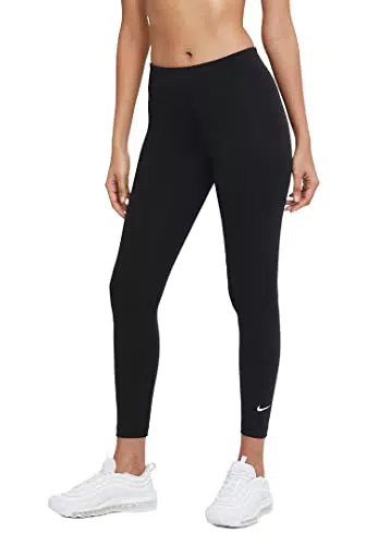 Nike W NSW ESSNTL LGGNG 7/8 LBR MR Leggings, Black/