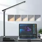 One Fire Lampara Escritorio LED, 500 Lumen Flexo LED Escritorio