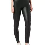 ONLY Coated Leggings Polainas, Black, XL para Mujer