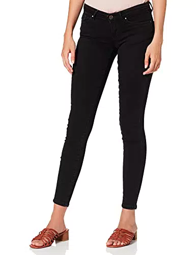 ONLY Onlcoral Life SL SK Power Azg3659 Noos Pants, Black Denim