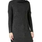 ONLY Onljana L/s Cowlneck Dress Wool Knt Vestido, Gris
