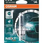 OSRAM COOL BLUE INTENSE H4, +100% más de brillo, hasta 5000 K