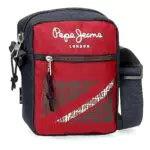 Pepe Jeans Clark Bandolera Rojo 17x21x7 cms Poliéster
