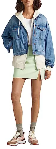 Pepe Jeans Maar Skirt, Verde, XL para Mujer