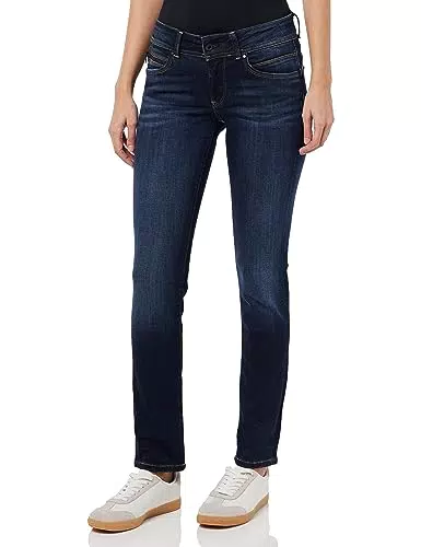 Pepe Jeans New Brooke, Vaqueros Mujer, Azul