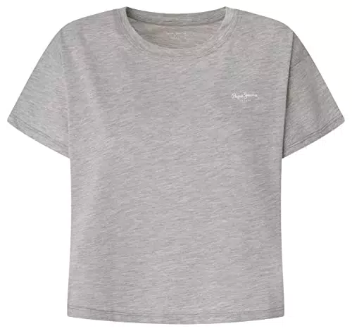 Pepe Jeans Wimani T-Shirt, Gris, XS para Mujer