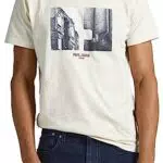 Pepe Jeans Worth T-Shirt, Beige, S para Hombre
