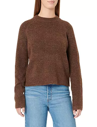 PIECES Pcellen Ls O-neck Knit Noos Bc, Suéter Mujer