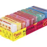 Plastilina jovi 70 tamaño pequeño bandeja de 10 unidades colores surtidos