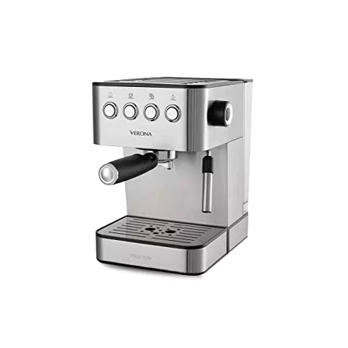 PRIXTON Verona - Cafetera Automática con 20 Bares, Potencia 850 W