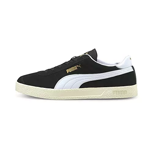PUMA Club, Zapatilla de fútbol Unisex Adulto, Multicolor Black White Team Gold