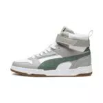 PUMA Juego Rbd, Zapatillas Unisex Adulto, Blanco Eucalyptus Concrete Gray Gold