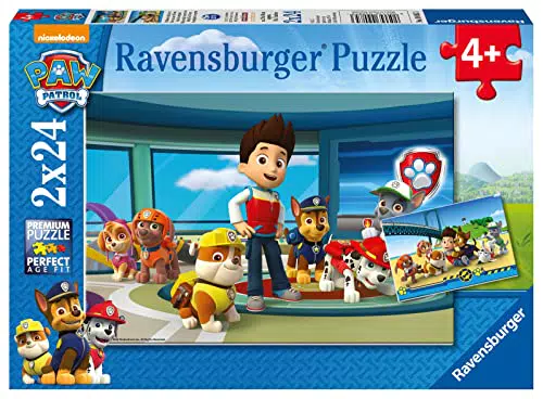 Ravensburger - Puzzle 2 x 24, Paw Patrol B