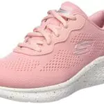 Skechers 149990 Ros, Zapatillas Mujer, Ribete de Malla Rosa