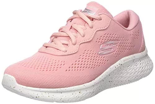 Skechers 149990 Ros, Zapatillas Mujer, Ribete de Malla Rosa