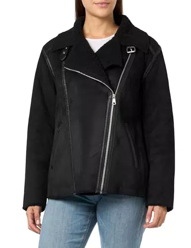 Springfield Chaqueta Abrigo, Negro, 36 para Mujer
