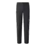 THE NORTH FACE - Pantalones Resolve para Hombre - Pantalones Convertibles de Trekking Dos En Uno - Asphalt Grey