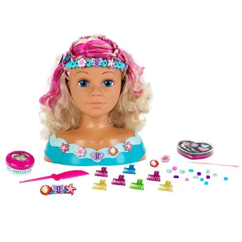 Theo Klein 5398 Princess Coralie Mariella, Cabeza para maquillar y peinar