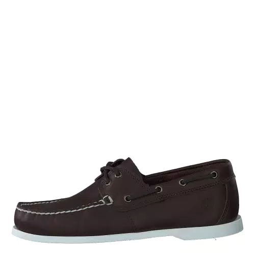 Timberland Cedar Bay, Náuticos Hombre, Dark Brown Full Grain