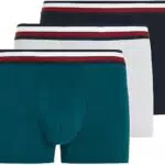 Tommy Hilfiger 3p Trunk Glob Stripe Wb, Hombre, D Sky/Deep Spruce/Light Cast