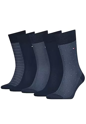 Tommy Hilfiger CLSSC Sock, Azul, 39-42 para Hombre