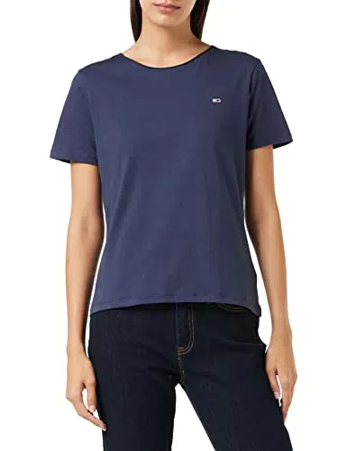 Tommy Hilfiger Tjw Slim Jersey C Neck Camiseta, Twilight Navy