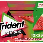 Trident Chicles sin Azúcar con Sabor a Sandía, 12 x 23g