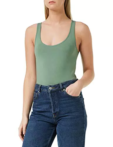 Vero Moda Vmmaxi My Soft Long Tank Top Noos, Camiseta sin Mangas para Mujer