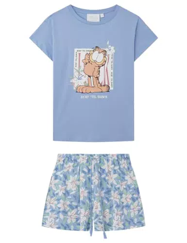 Women'secret Pijama Corto 100% algodón Garfield Juego