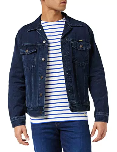 Wrangler Authentic Jacket Chaqueta Vaquera, Coalblue Stone
