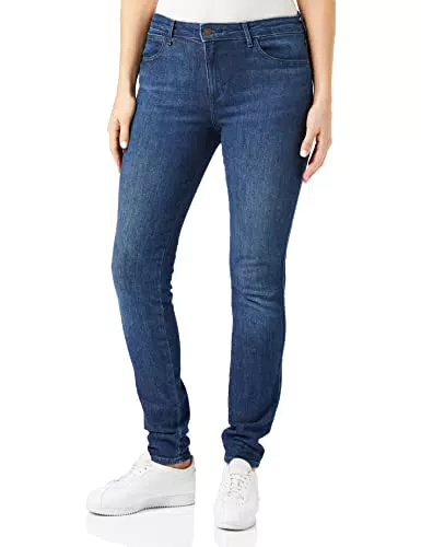 Wrangler Skinny Pantalones, Corte Holgado, 38W x 34L para Mujer