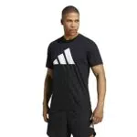 Adidas Hombre T-Shirt TR-Es FR Logo T, Black/White, IB8273