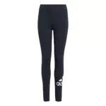 adidas Niñas Essentials Big Logo Mallas, Black/White