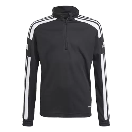 adidas Unisex niños Sweatshirt, Black/White, 15-16 Años