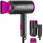 Aigostar Diane 32QYD - Secador de pelo, 1800W, ocupa poco espacio: mango plegable