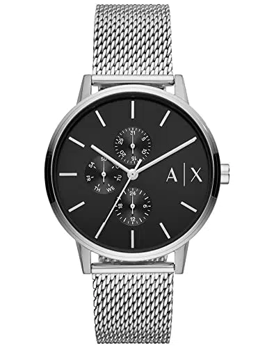 Armani Exchange Reloj para Hombre, Movimiento de cuarzo multifunción