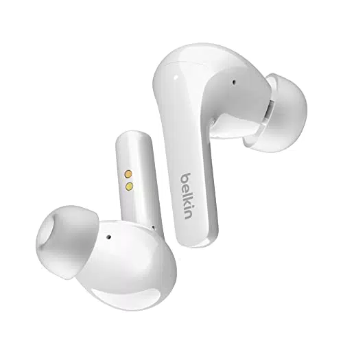 Belkin Auriculares inalámbricos True Wireless SOUNDFORM Flow con cancelación Activa del Ruido