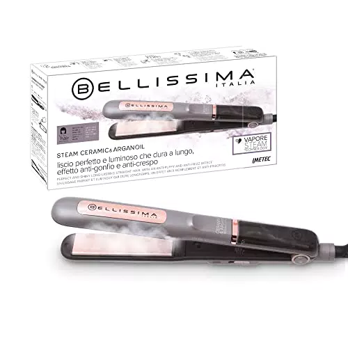 Bellissima Imetec Steam Ceramic & Argan Oil, Plancha de vapor