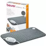 Beurer HK 123 Almohadilla eléctrica, esterilla térmica suave con 3 ajustes de temperatura y desconexión automática
